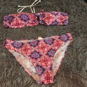 Colorful Bikini Set Top & Bottom